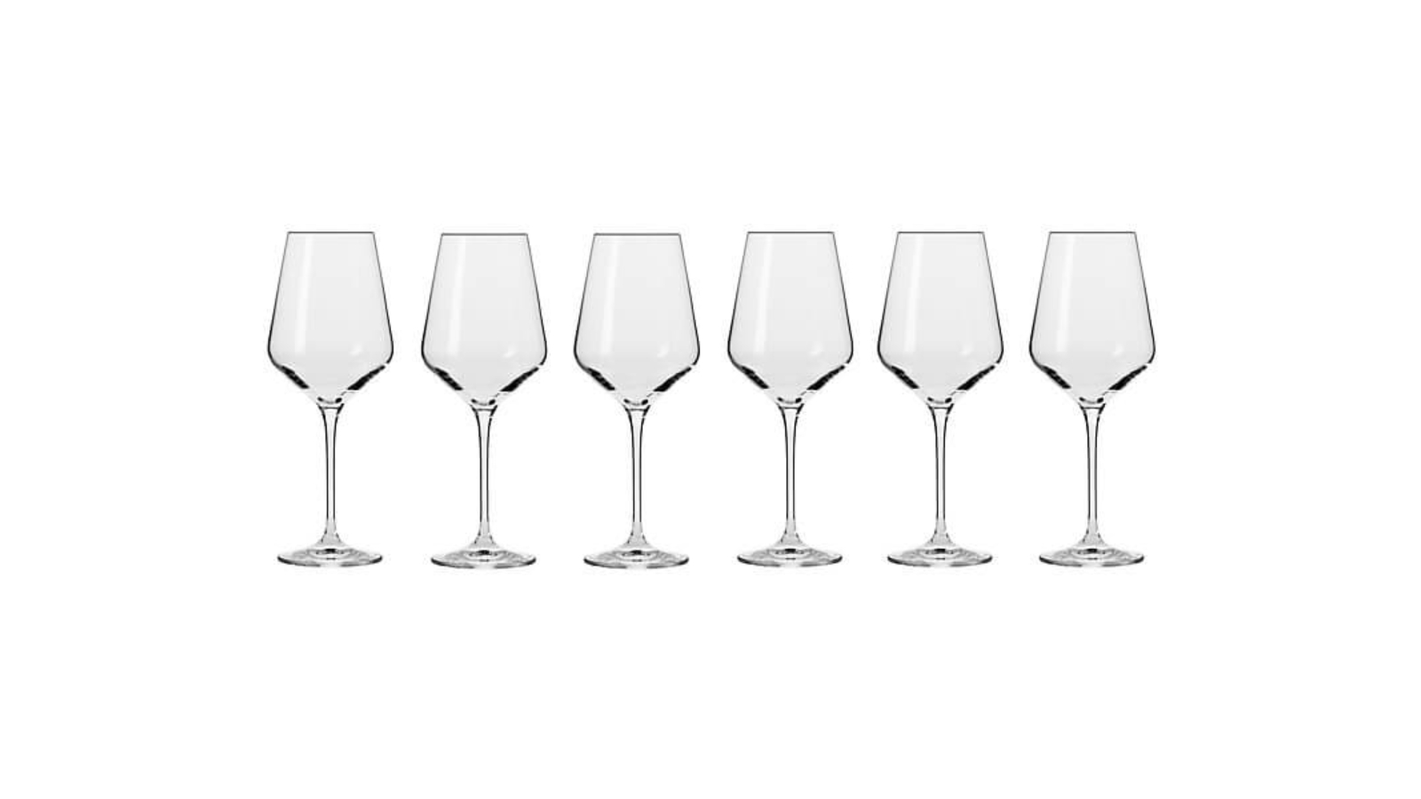 Krosno 6 Piece Avant-Garde Wine Glassware Set - 390ml