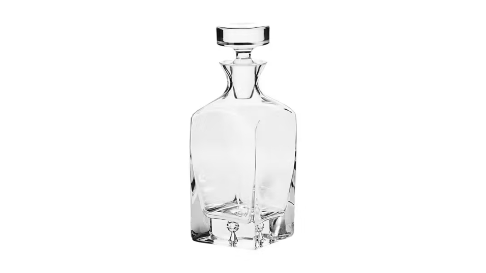 Krosno 750ml Legend Glass Whisky Liquor Decanter/Carafe Drink Container - Clear