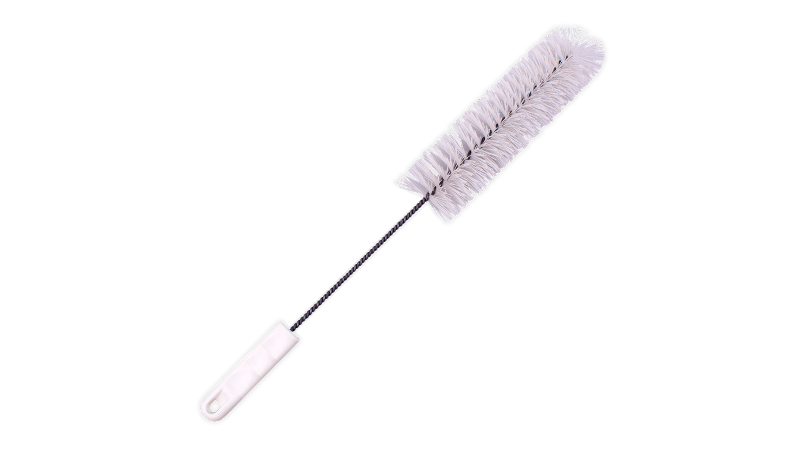 Appetito White All Purpose Acrylic Bristles Bottle Brush - Small