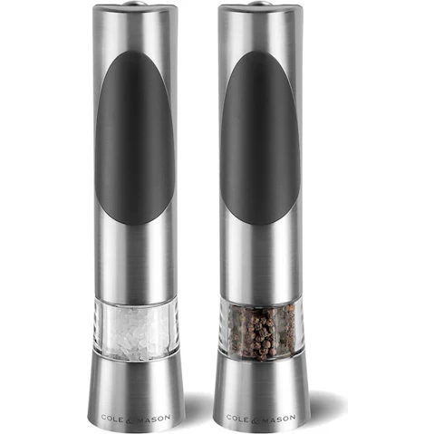 Cole and Mason Richmond Electronic Salt/Pepper Mill - Silver