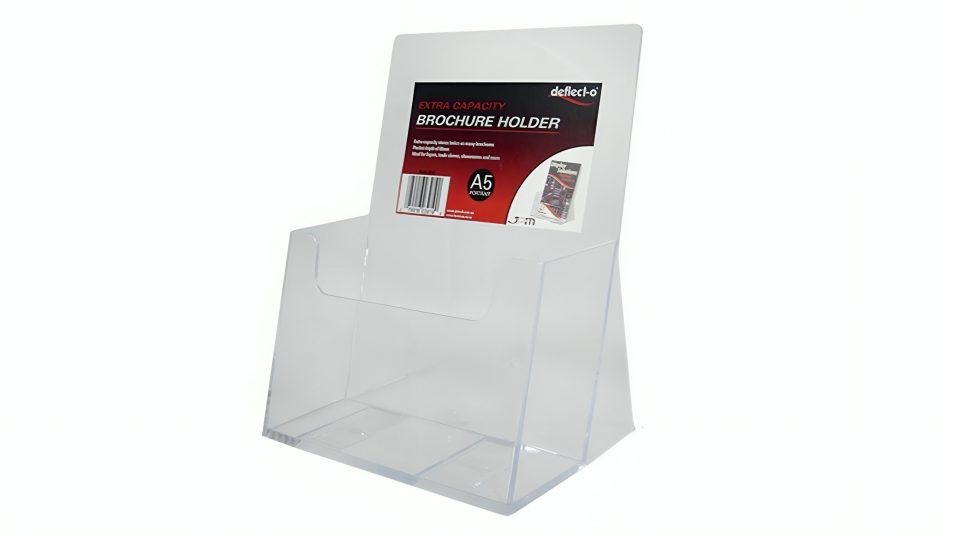 Latest Buys Deflecto Free Standing Extra Capacity A5 Brochure Holder