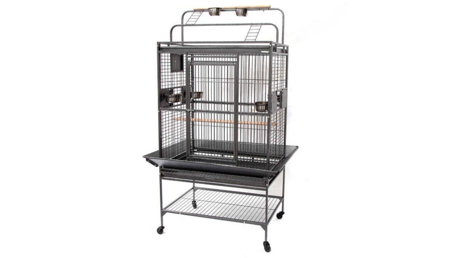 Flyline 13333 Grey Palace Play Top Bird Aviary Cage