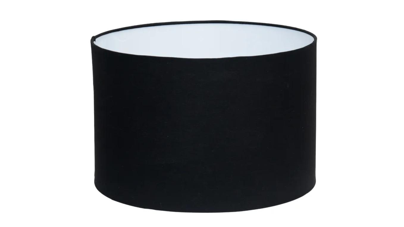 Cafe Lighting & Living Large Larissa Drum Shade - Black