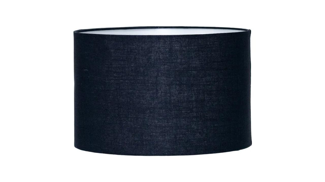 Cafe Lighting & Living Medium Larissa Drum Shade - Navy