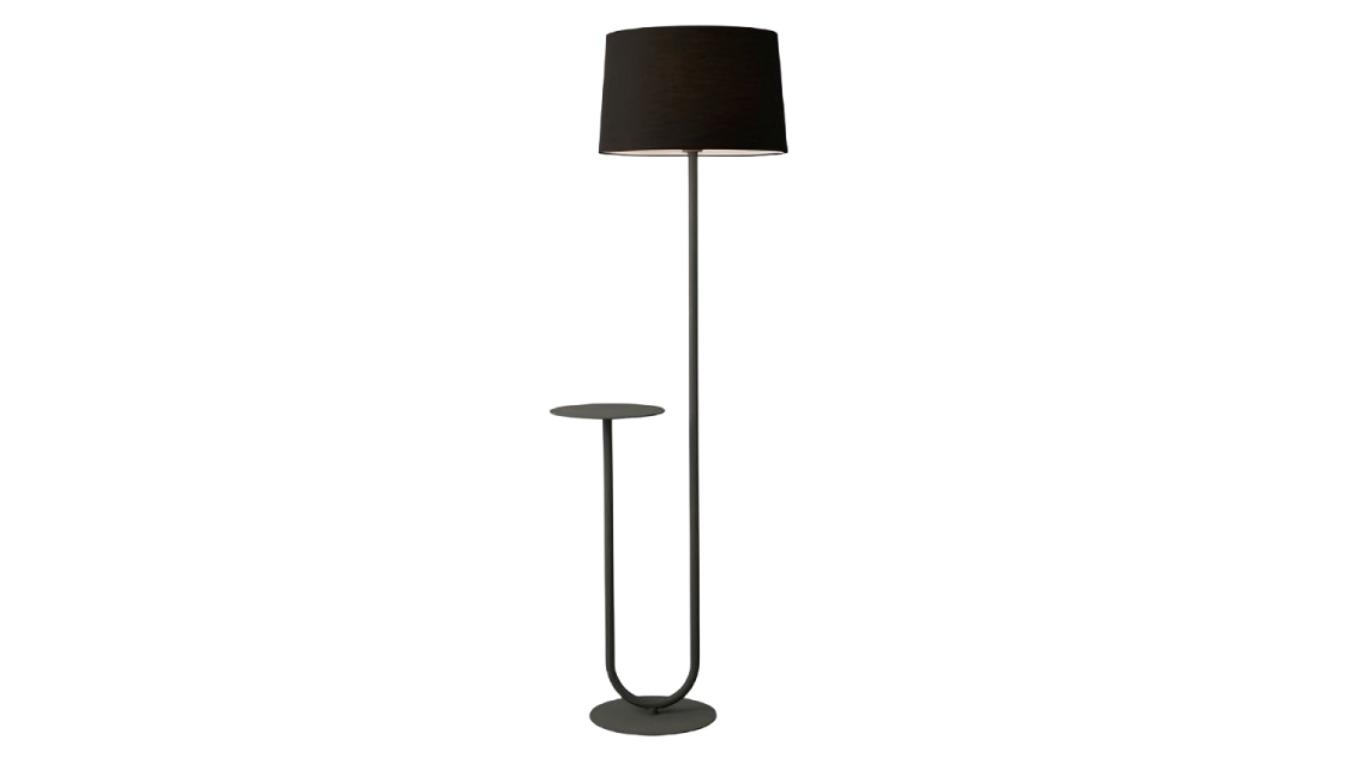 Mayfield Lighting Black Esta Charcoal Floor Lamp