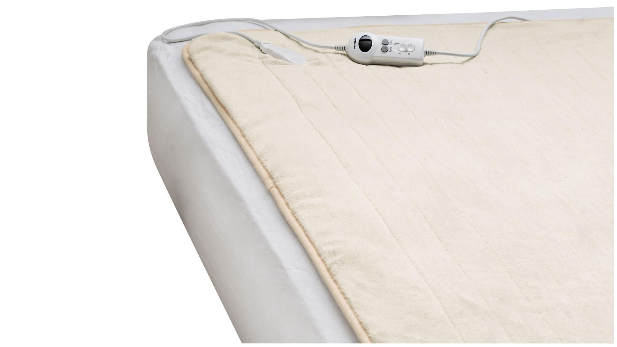 Linen House Plush Cream Heated Throw Harvey Norman