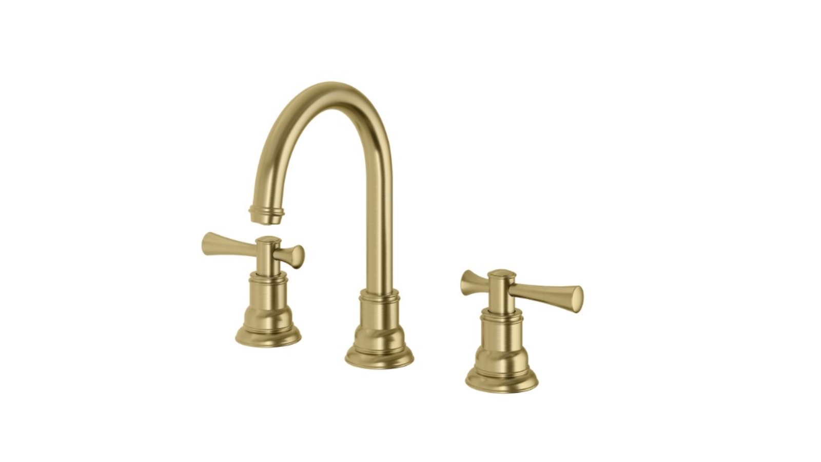 Phoenix Cromford Lead-Free Basin Set - Brushed Gold