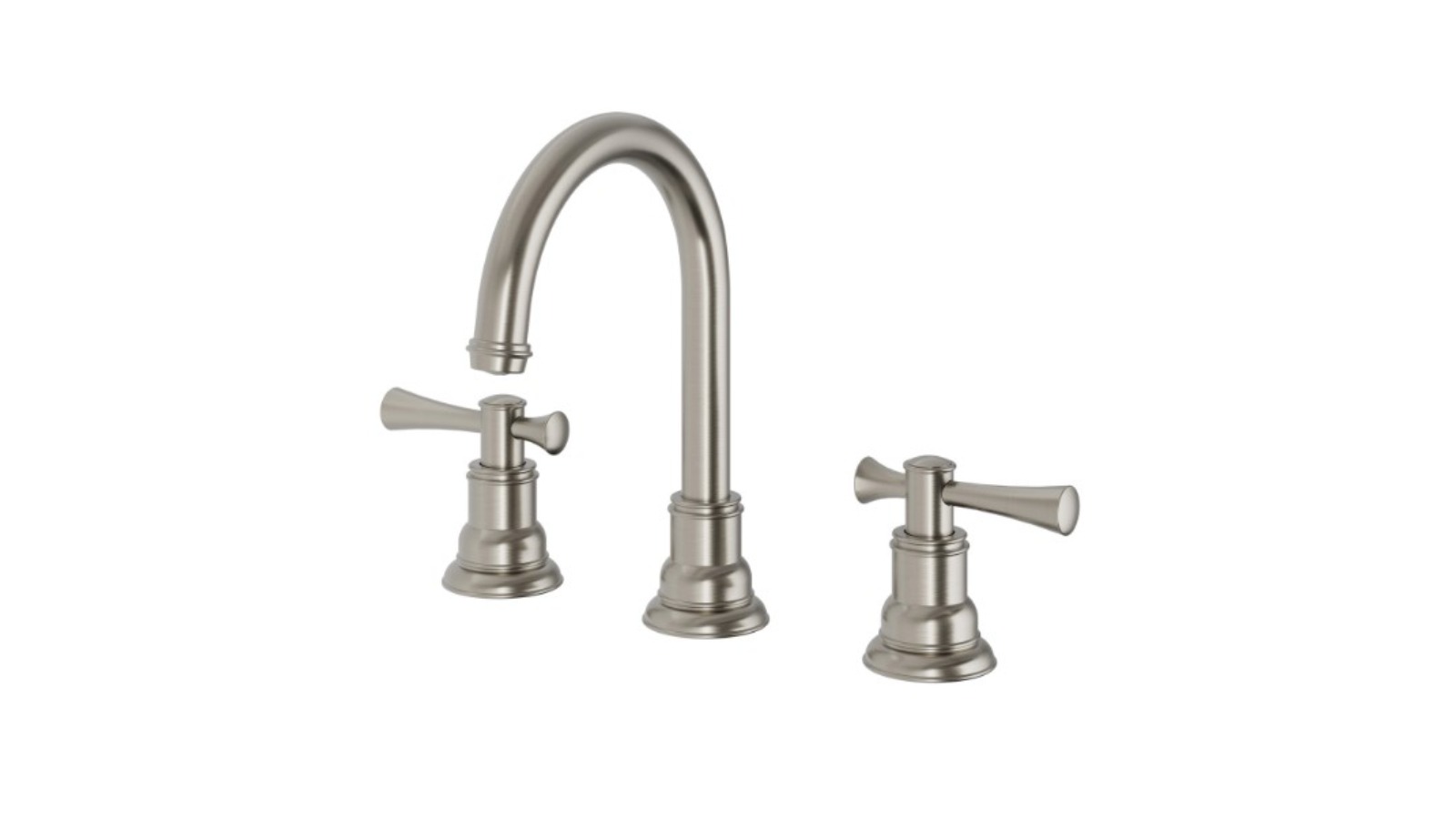 Phoenix Cromford Lead-Free Basin Set - Brushed Nickel