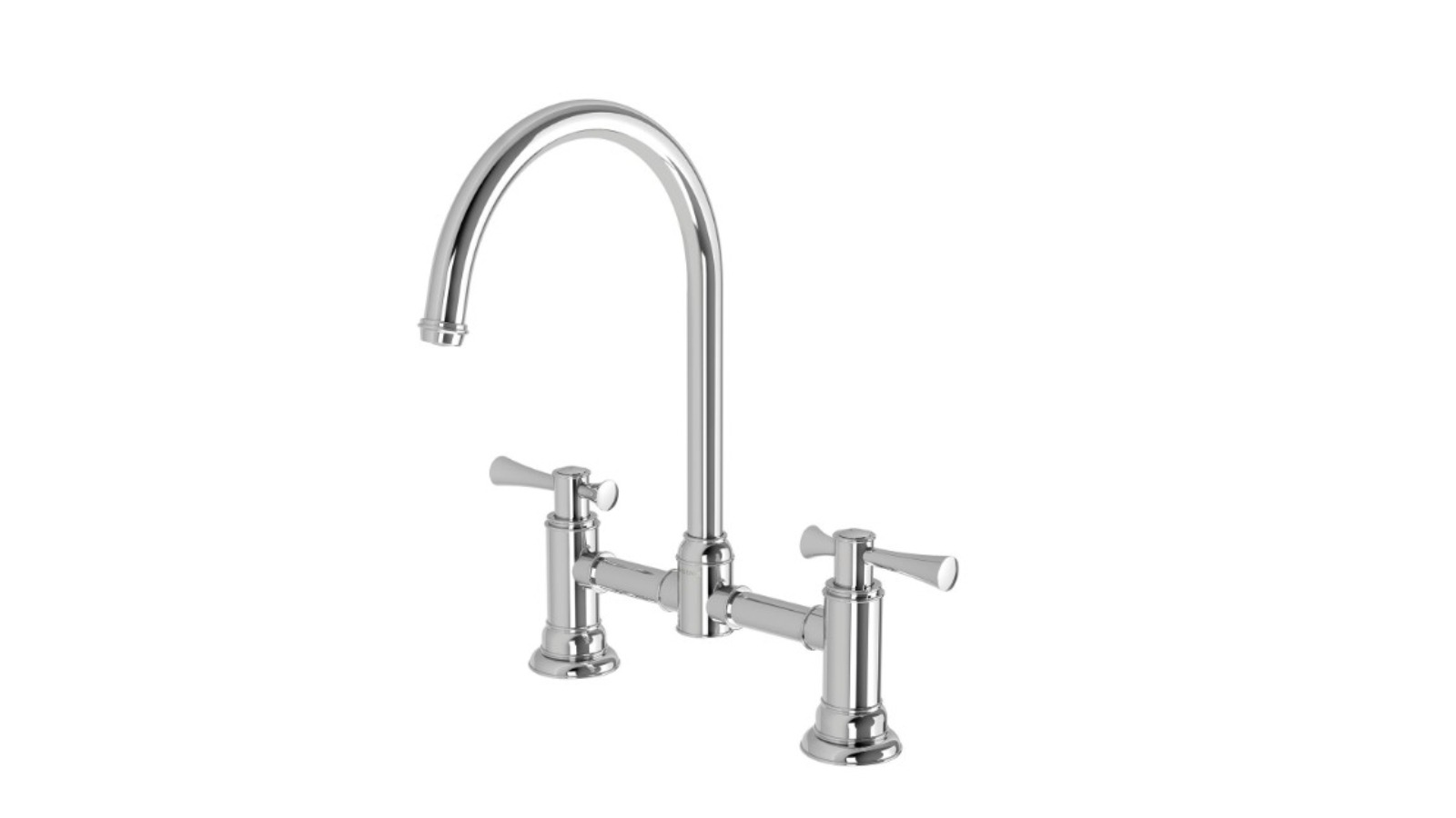 Phoenix Cromford 180mm Lead-Free Exposed Sink Set - Chrome