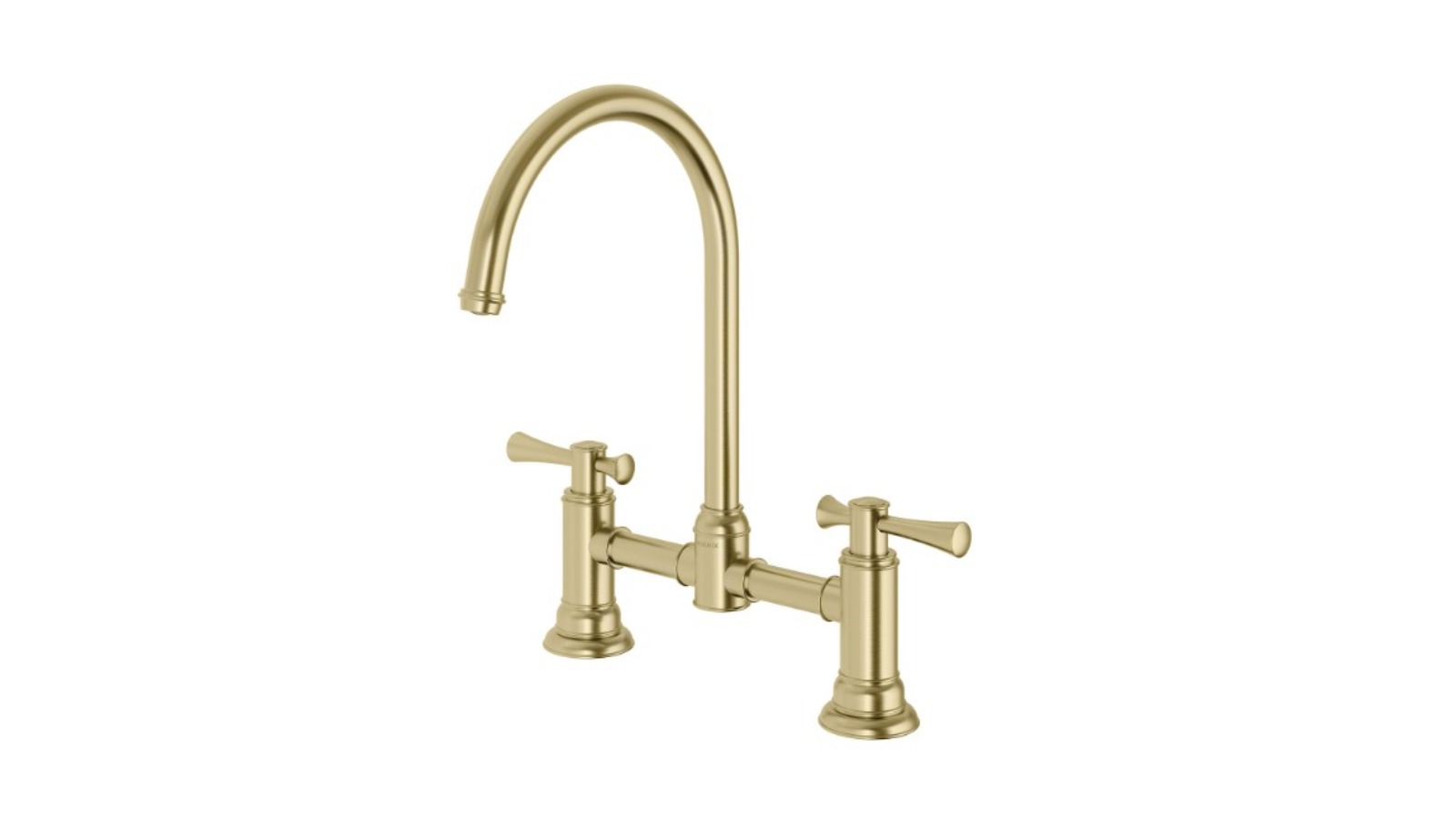 Phoenix Cromford 180mm Lead-Free Exposed Sink Set - Brushed Gold