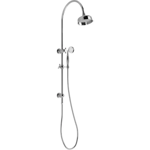 Phoenix Cromford 160mm Twin Shower - Chrome