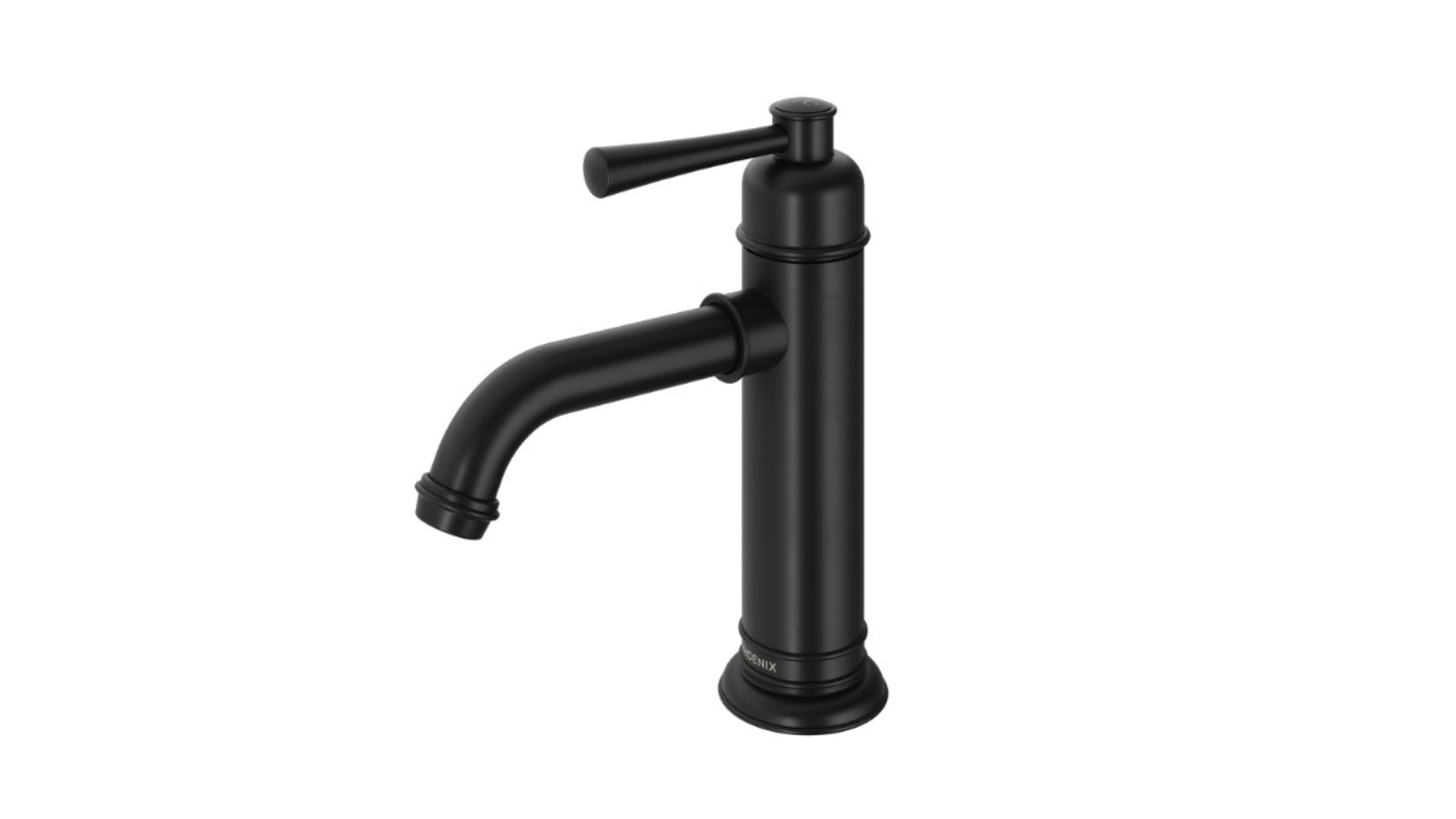 Phoenix Cromford Basin Mixer LF - Matte Black