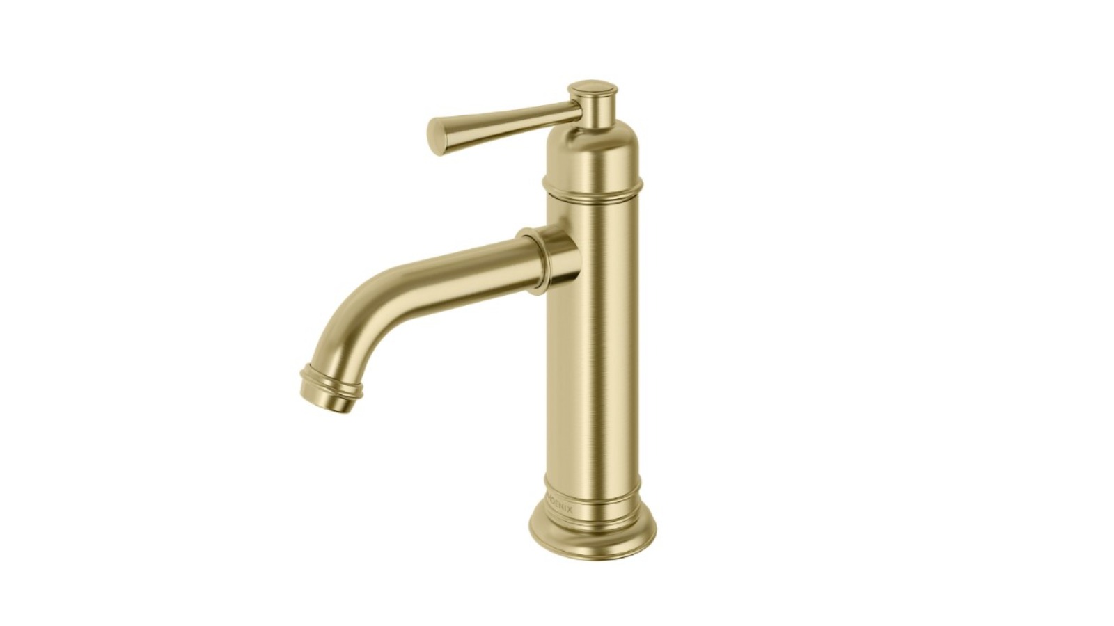 Phoenix Cromford Lead-Free Basin Mixer - Brushed Gold