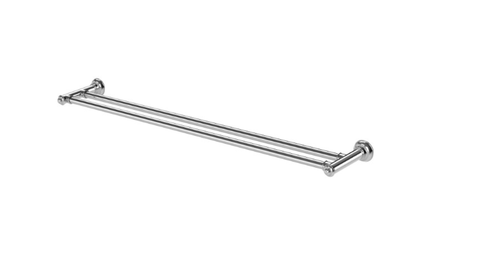 Phoenix 800mm Cromford Double Towel Rail - Chrome