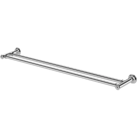 Phoenix 800mm Cromford Double Towel Rail - Chrome