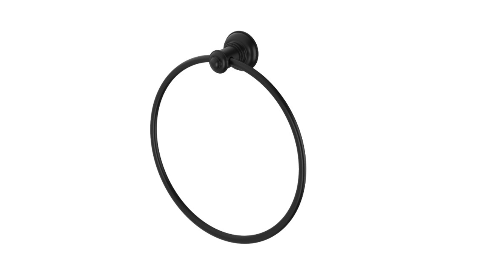 Phoenix Cromford Hand Towel Holder - Matte Black