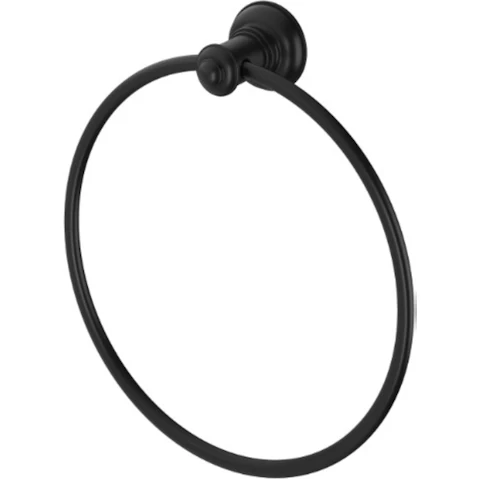 Phoenix Cromford Hand Towel Holder - Matte Black