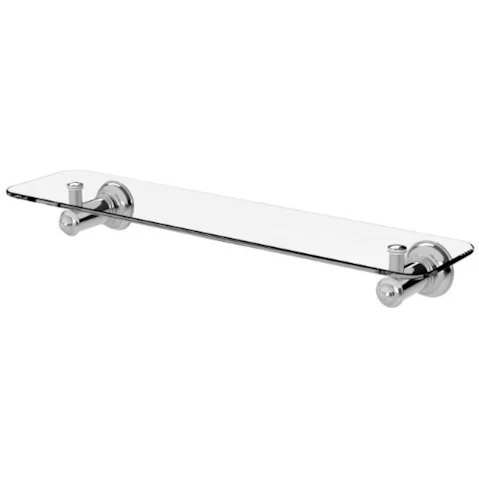 Phoenix Cromford 450mm Glass Shelf - Chrome
