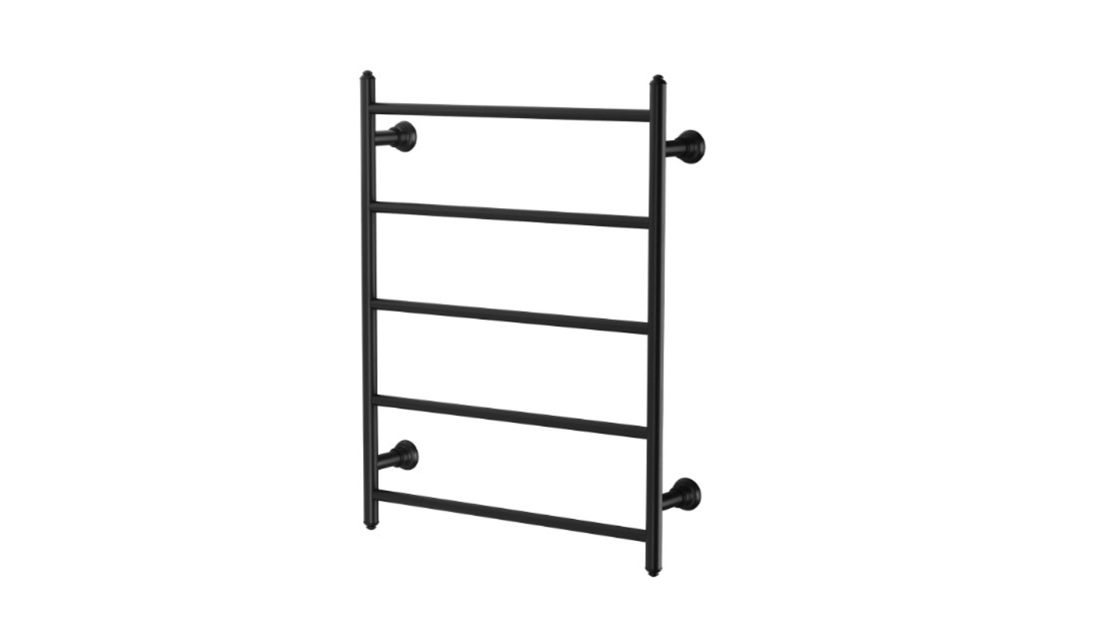 Phoenix Cromford 550mm x 750mm Heated Towel Ladder - Matte Black