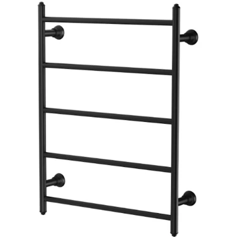 Phoenix Cromford 550mm x 750mm Heated Towel Ladder - Matte Black