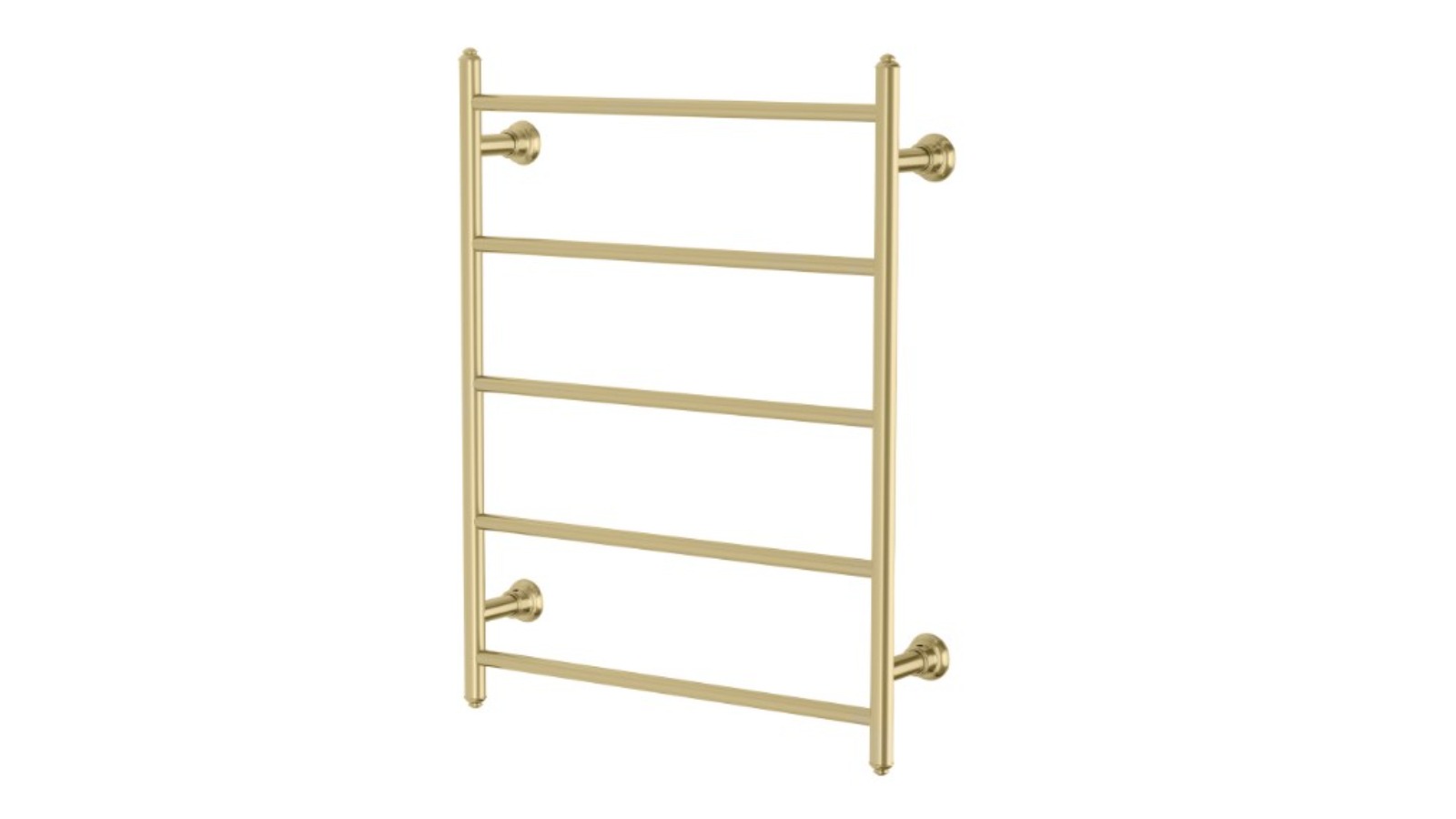 Phoenix Cromford 550mm x 750mm Heated Towel Ladder - Brushed Gold