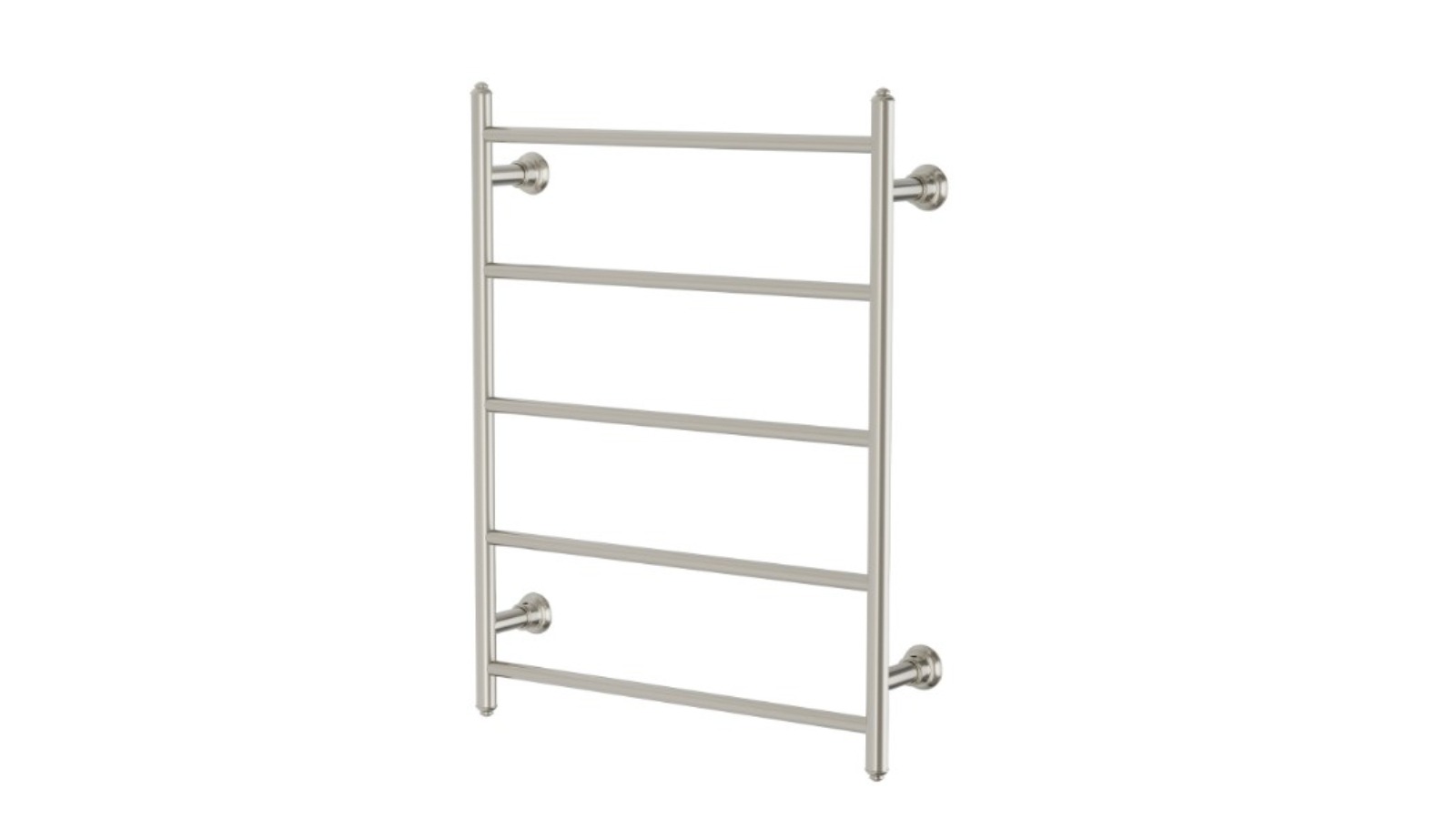 Phoenix Cromford 550mm x 750mm Heated Towel Ladder - Brushed Nickel