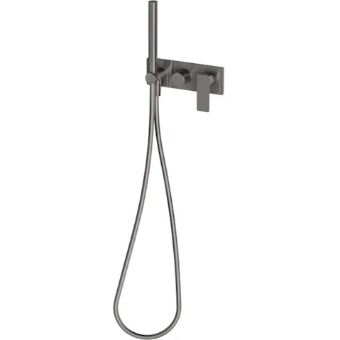 Phoenix Gloss MKII Wall Shower System - Brushed Carbon