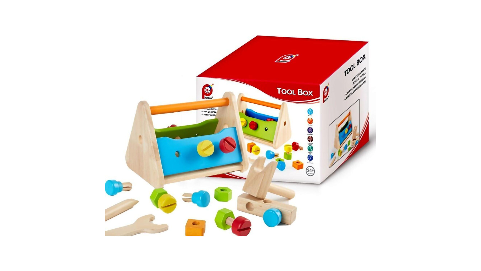 Pintoy Tool Box Wooden Toy