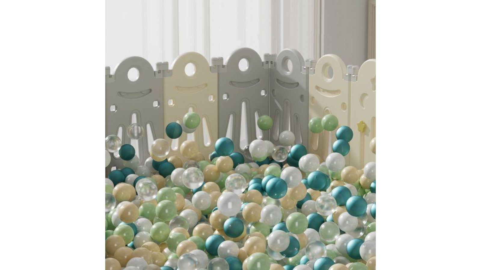 Joy Baby Kiwi 7cm Anti-Press Pit Ocean Ball - 100 Piece