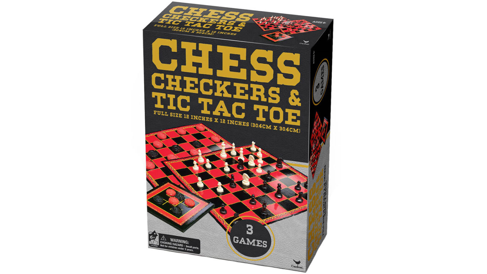 LatestBuy Cardinal Classic Games Chess Checkers Tic Tac Toe | Harvey Norman