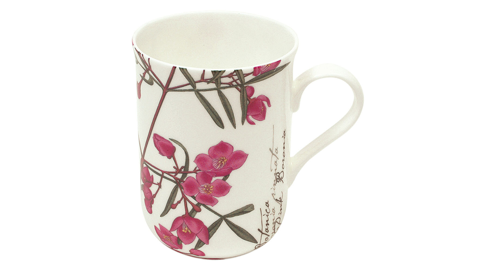 Maxwell and Williams Boronia Drink Hot/Cold 300ml Gift Boxed Botanic Mug - Pink