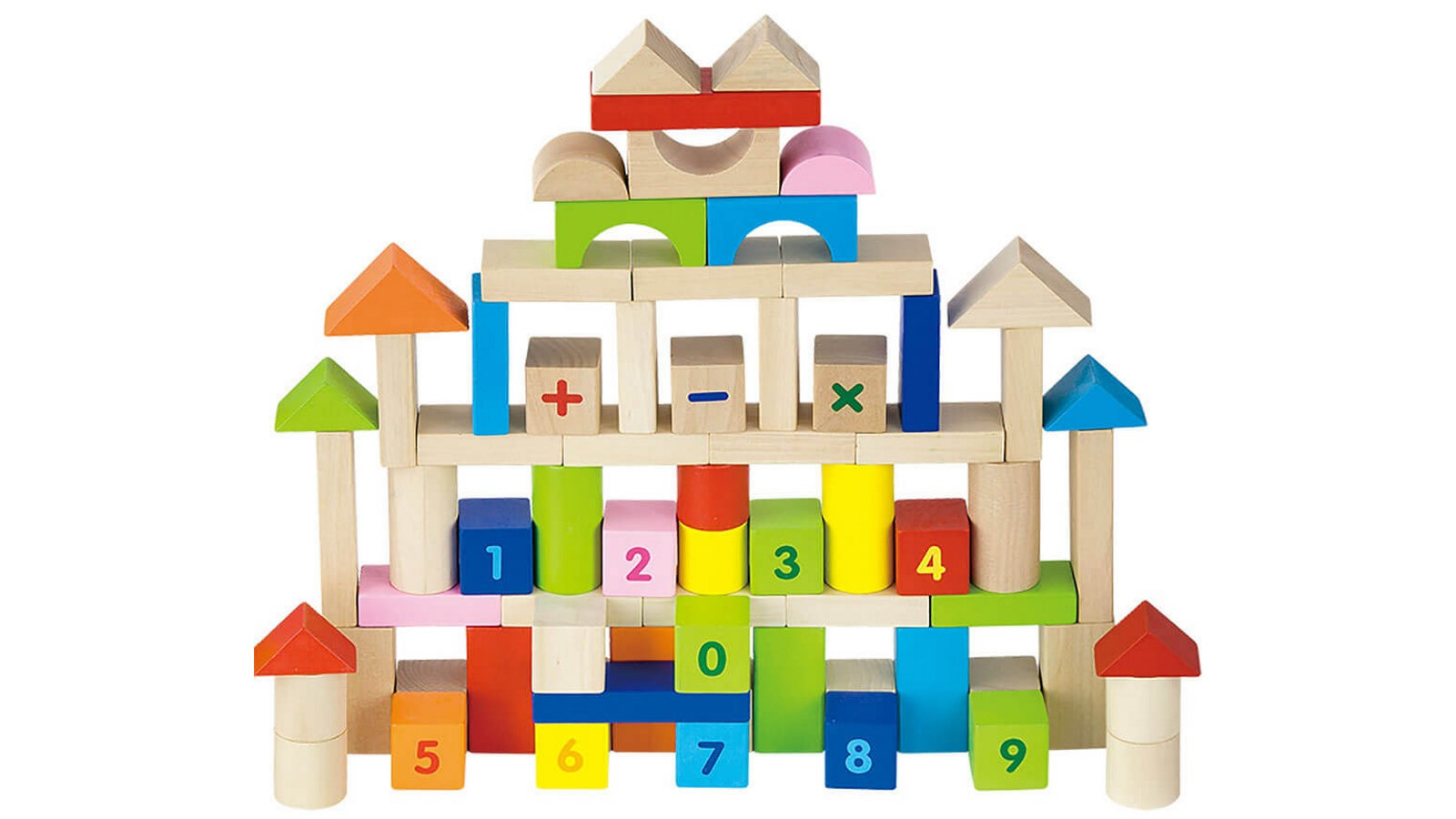 Alphabet and Numbers 100 Piece Blocks Set | Harvey Norman