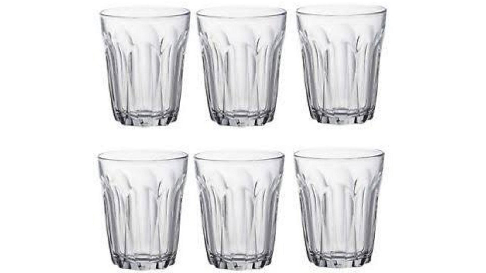 Duralex Pack of 6 200ml Provence Clear Tumblers