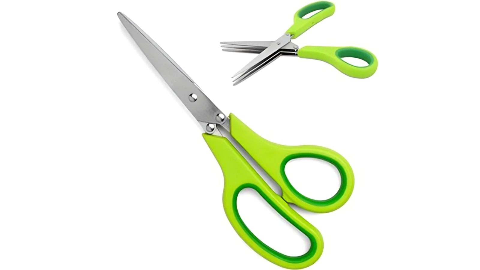 Cuisena Stainless Steel Herb Kitchen Shears - Green