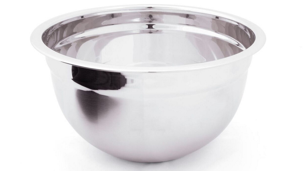 Cuisena 26cm/5L Stainless Steel Mixing Bowl Round Container - Silver