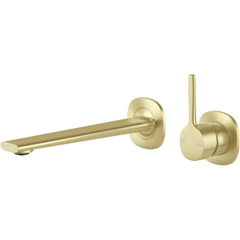 Phoenix Vask Pin-Up Complete Kit Lead-Free SwitchMix Wall Basin/Bath Mixer Set - Brushed Gold