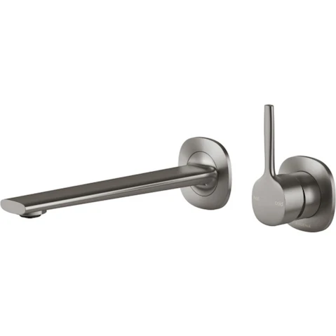 Phoenix Vask Pin-Up Complete Kit Lead-Free SwitchMix Wall Basin/Bath Mixer Set - Brushed Carbon