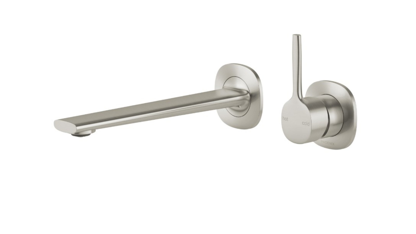 Phoenix Vask Pin-Up Complete Kit Lead-Free SwitchMix Wall Basin/Bath Mixer Set - Brushed Nickel