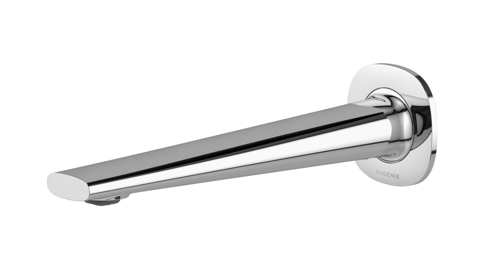Phoenix Vask 200mm Lead-Free Wall Basin/Bath Outlet - Chrome