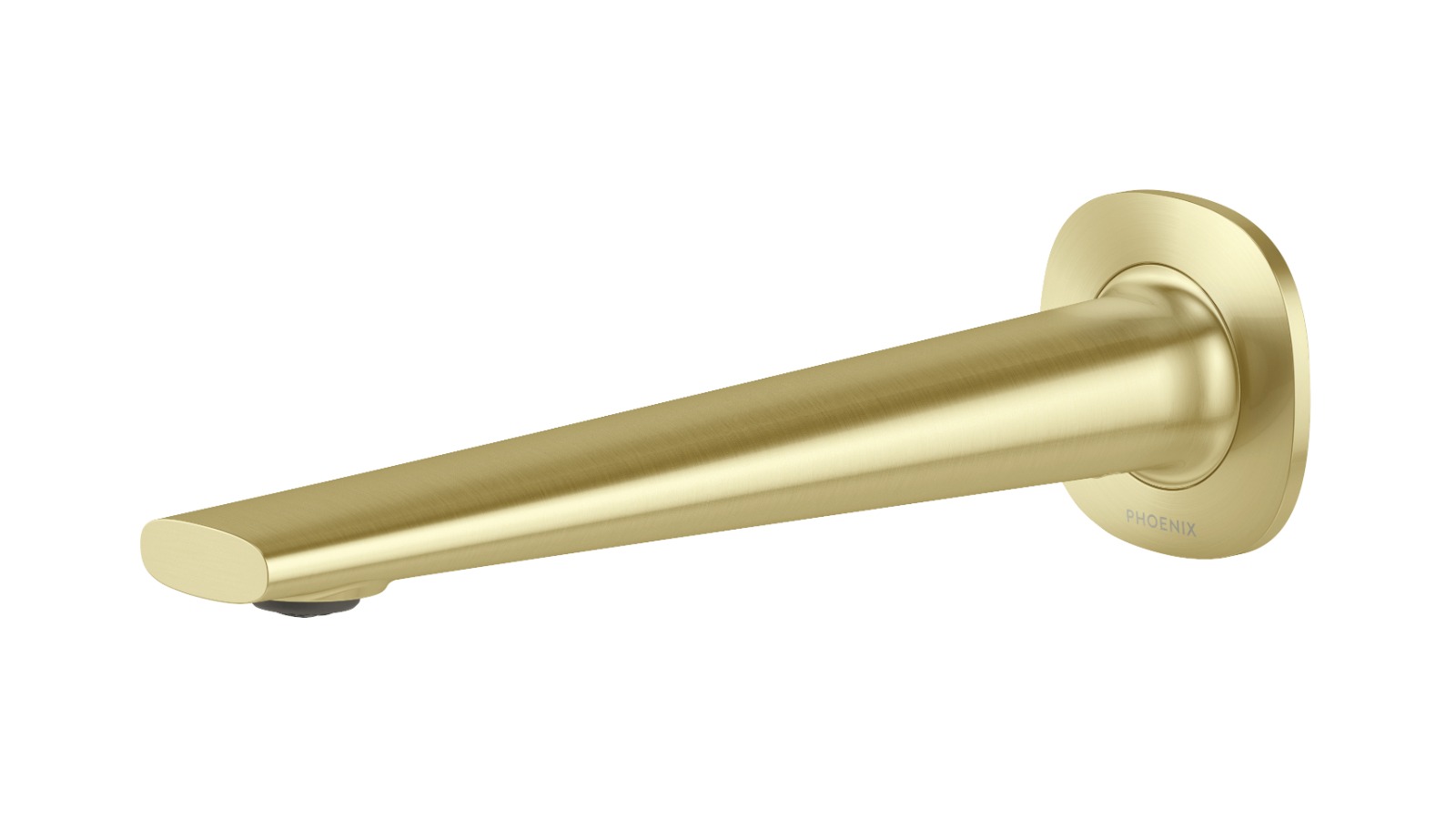 Phoenix Vask 200mm Lead-Free Wall Basin/Bath Outlet - Brushed Gold