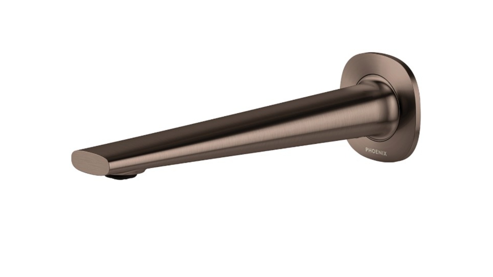 Phoenix Vask 200mm Lead-Free Wall Basin/Bath Outlet - Brushed Bronze