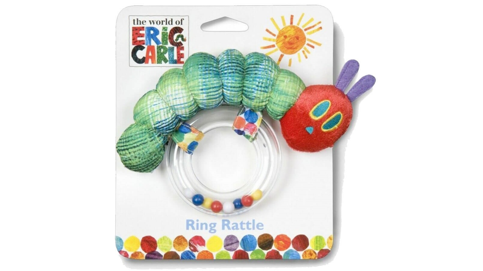 World Eric Officially Licensed Very Hungry Caterpillar Ring Rattle