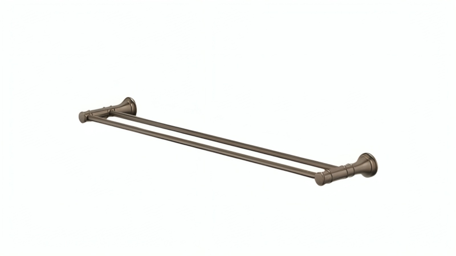 Caroma Riviere Double Towel Rail 600mm - Brushed Bronze