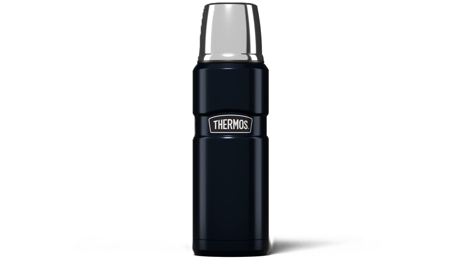 Thermos 470ml Stainless Steel Insulated Flask with Serving Cup - Blue