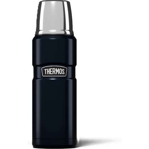 Thermos 470ml Stainless Steel Insulated Flask with Serving Cup - Blue