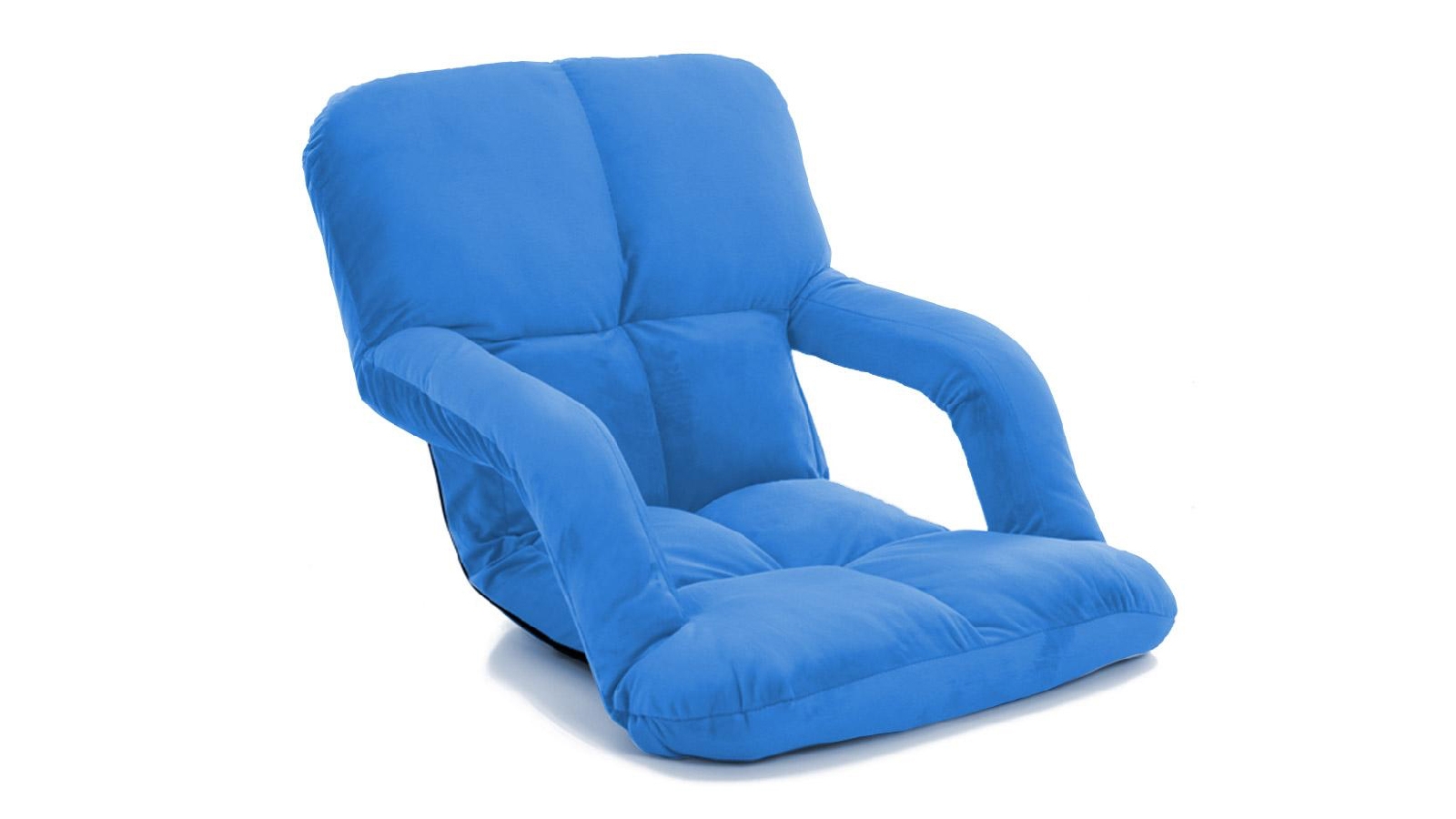 Soga Floor Recliner Lazy Chair with Armrest - Blue
