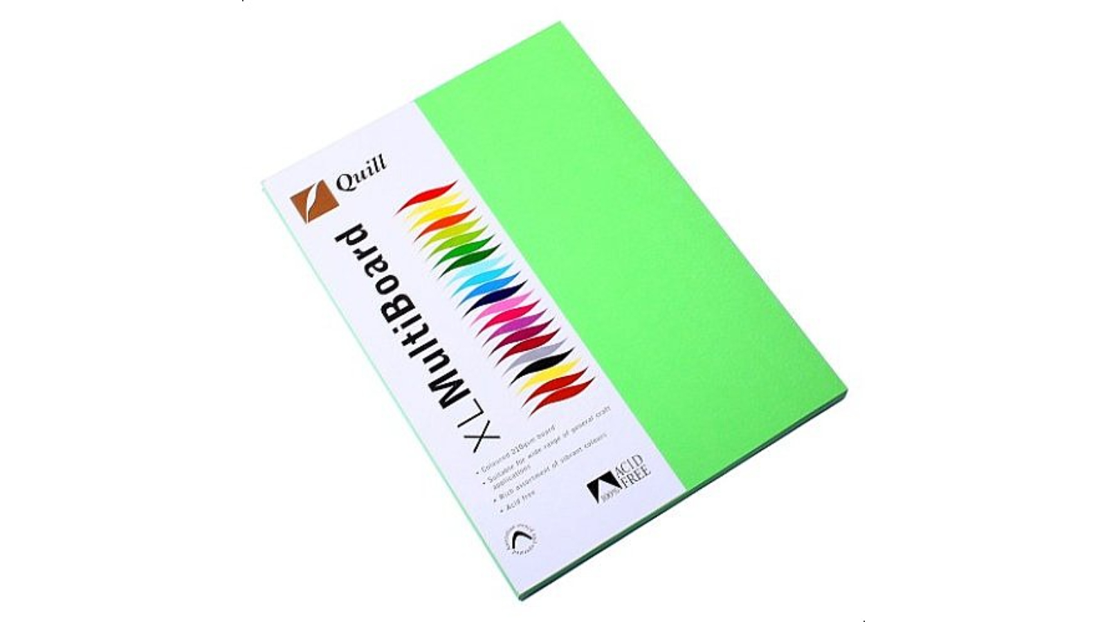 Quill Pack of 50 Lime A4 210gsm XL Multiboard