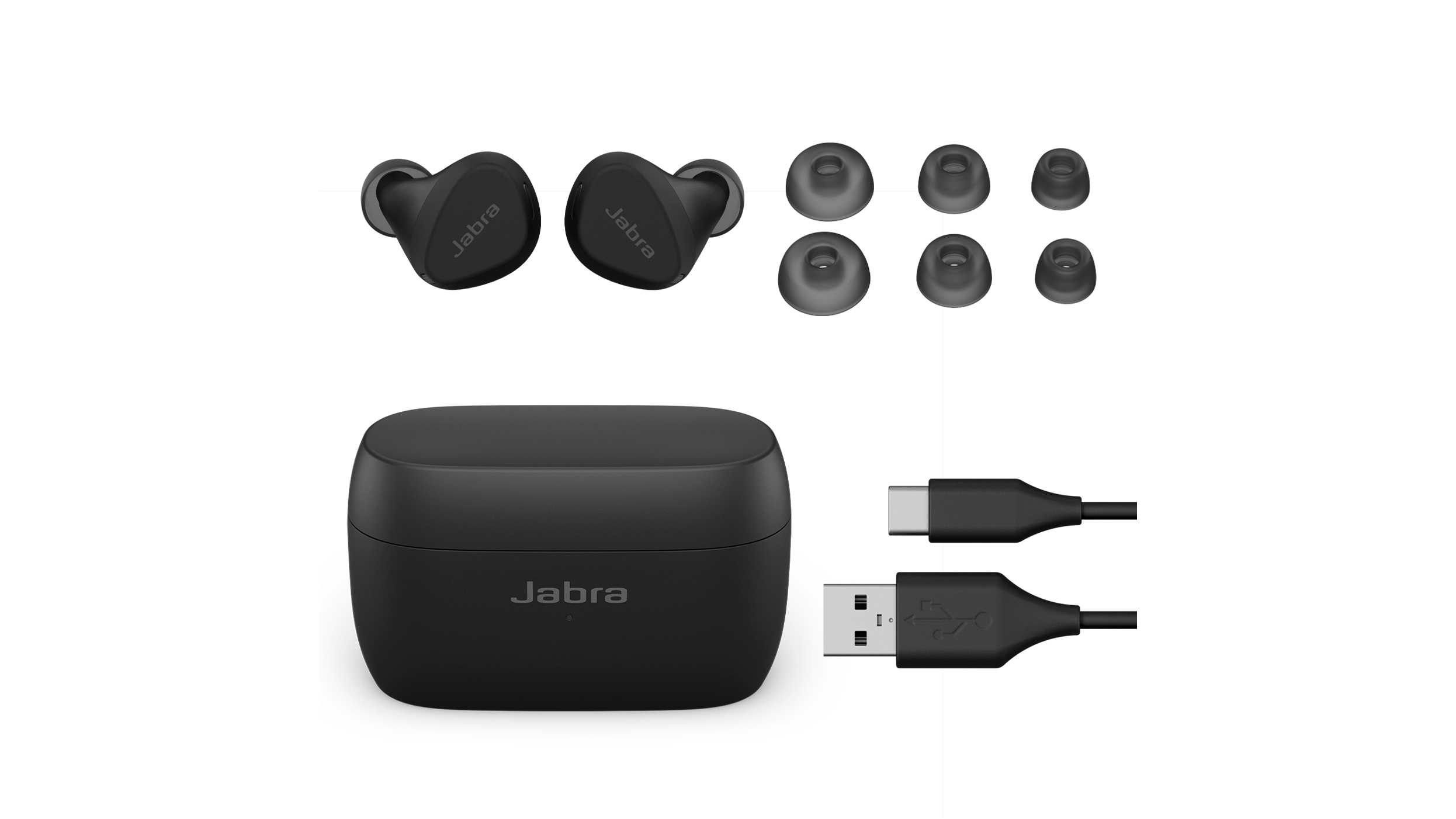 Jabra Elite 4 Active True Wireless Headphones - Black