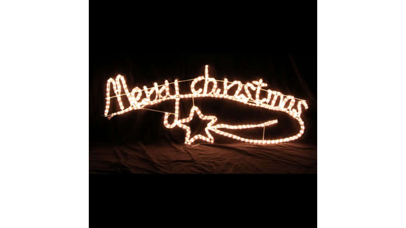 Hisen Animated Merry Christmas Motif Rope Light with Controller