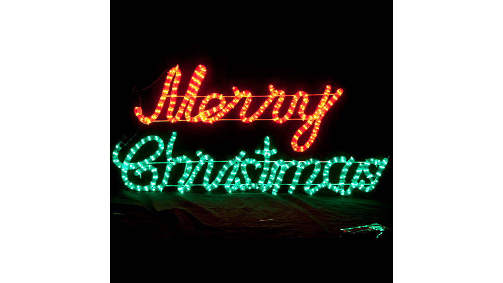Hisen Animated Merry Christmas Motif LED Rope Light